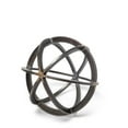 thumbnail image 1 of Petite Black Metal Circular Decorative Object, 1 of 6