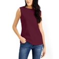 thumbnail image 1 of Petite Boat-Neck Tank Top Malbec PL, 1 of 1