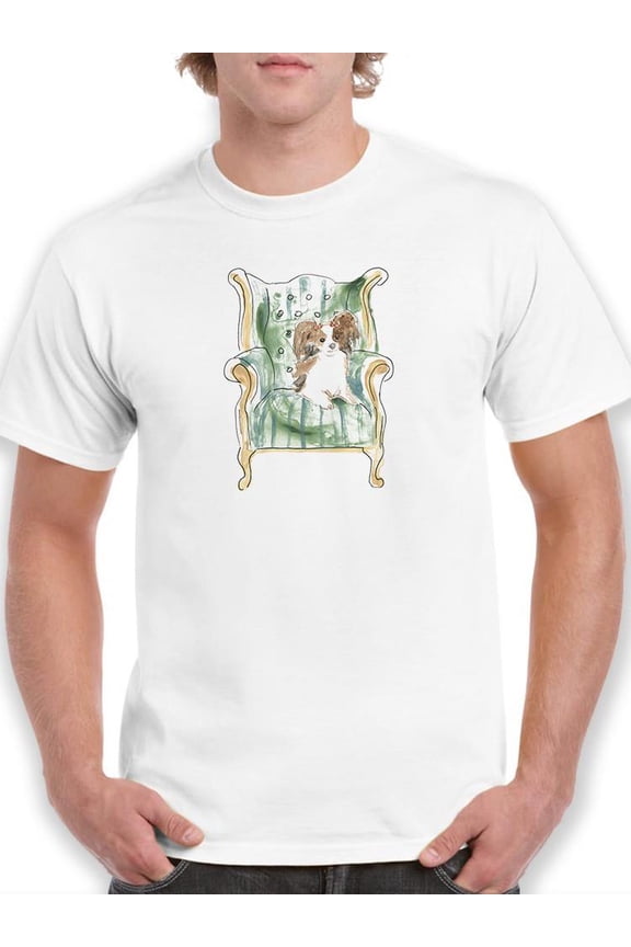 Petite Chien Iii. T-Shirt Men -June Erica Vess Designs, Male Medium