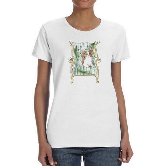 Petite Chien Iii. T-Shirt Women -June Erica Vess Designs, Female 3X-Large