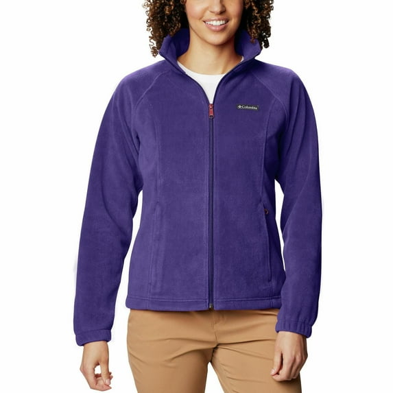 Petite Columbia Benton Springs Fleece Jacket Color: Hyper Purple Size: L PETITE
