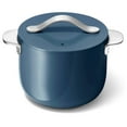thumbnail image 1 of Petite Cooker - 2 Qt Ceramic Coated Pot - From Chemicals - Perfect for Rice, Grains, or Sauces - Navy, 1 of 7