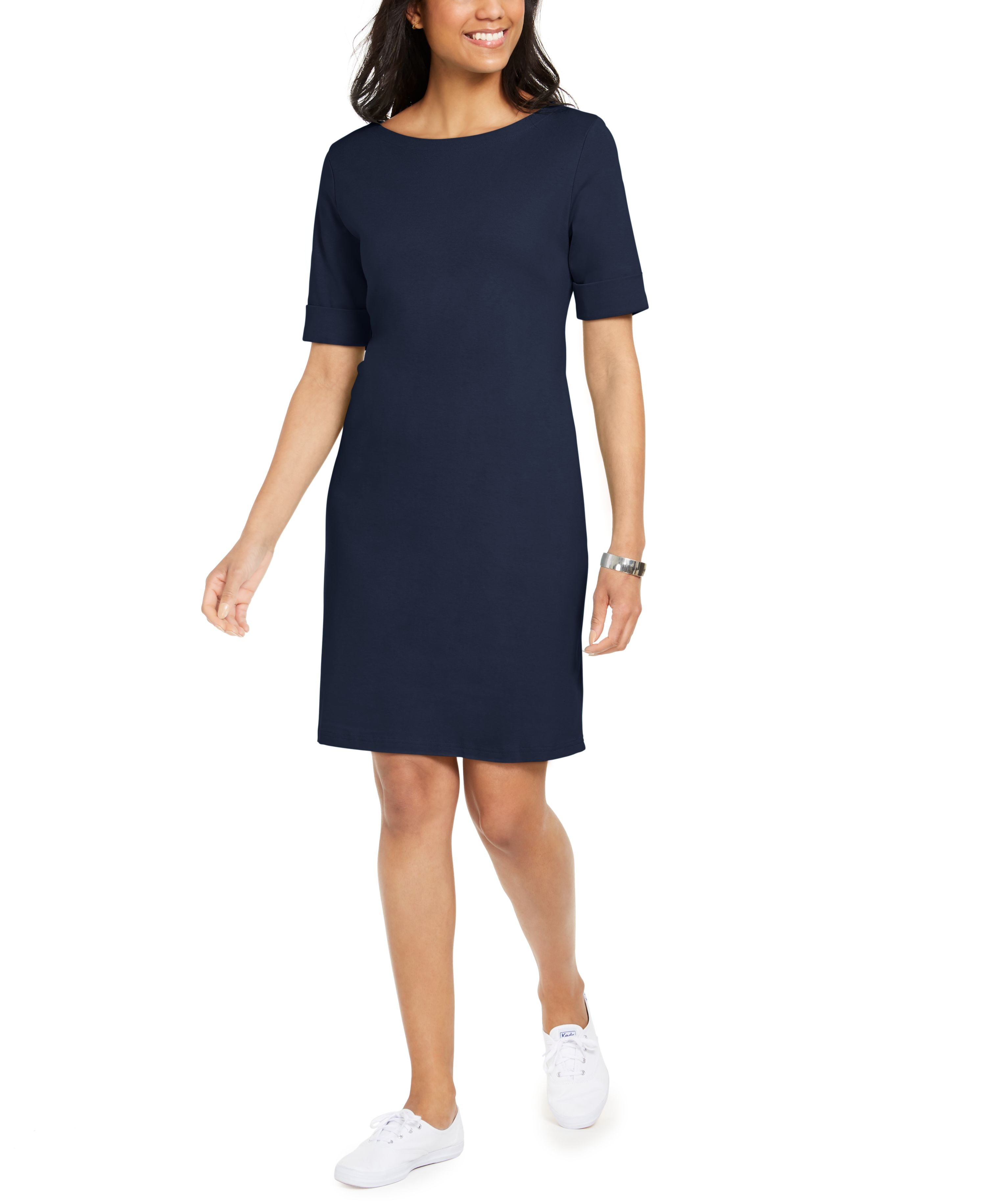 shirt dress with knit vest V-Neck Sleeveless Sweater Dress