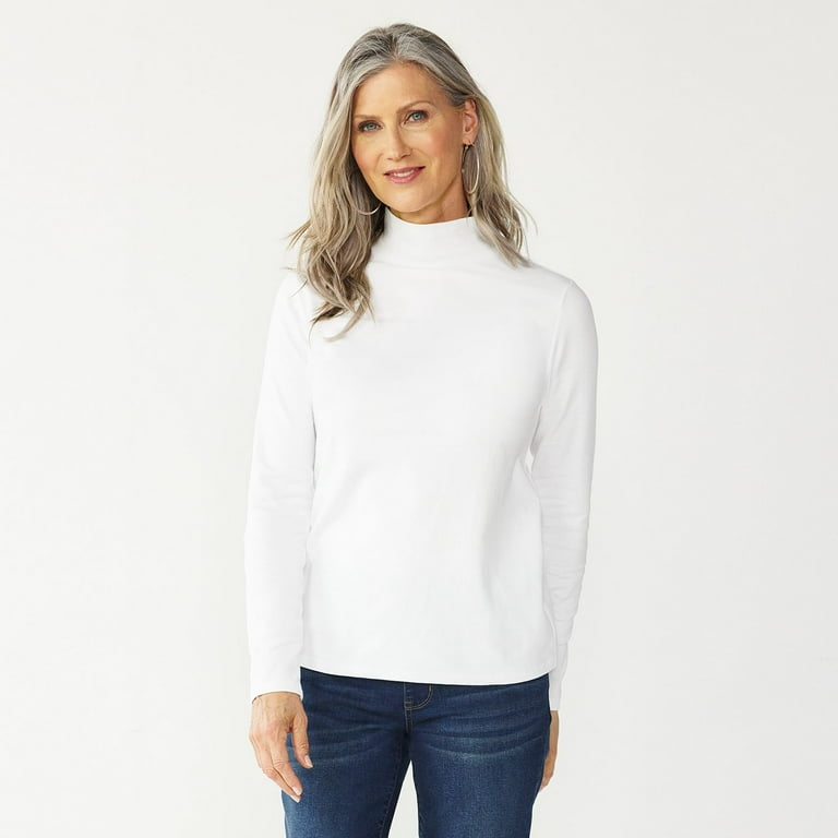 Croft and barrow mock neck 2025