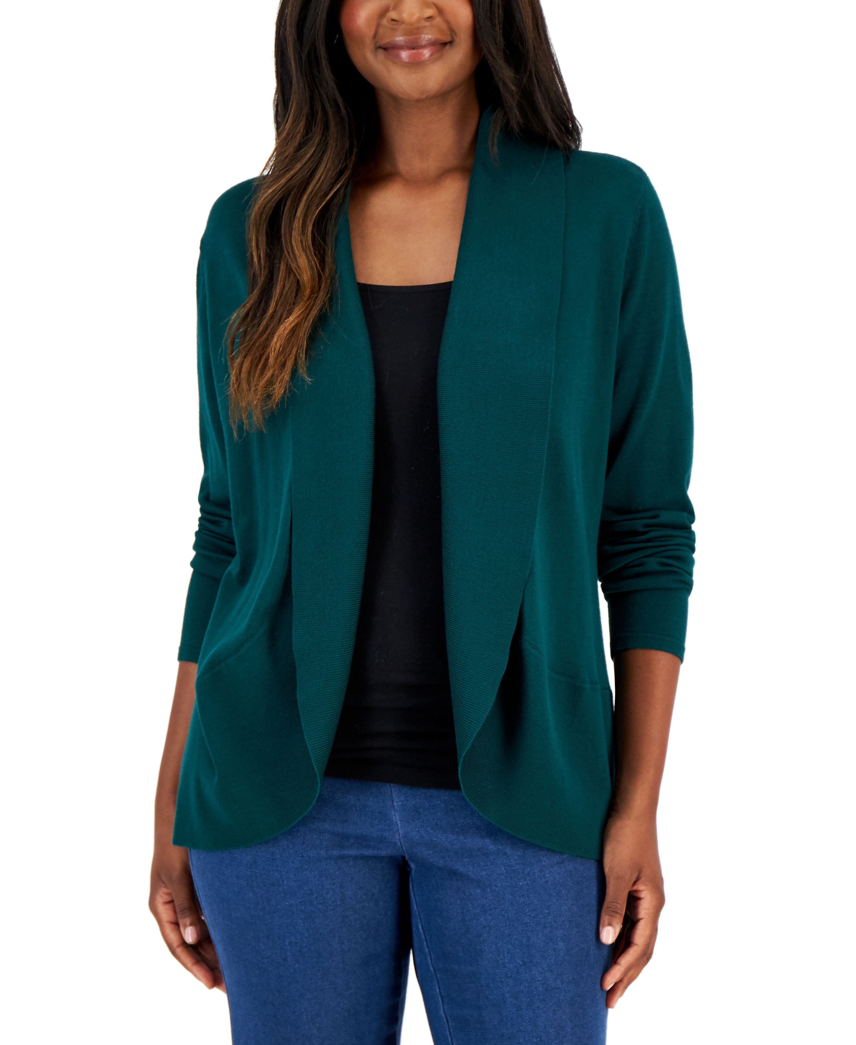 petite shawl collar cardigan