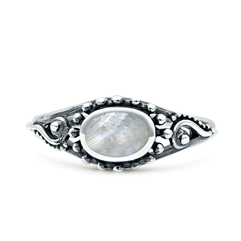 Vintage style 2024 moonstone ring