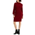 thumbnail image 1 of Petite Easy Sweater Dress Scarlet Crush PS, 1 of 1