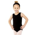 thumbnail image 1 of Petite Etoile Dancewear Tank Sleeve Girls Black Leotard for Toddler Girls/Girls for Ballet and Dance - Size 7, 1 of 6