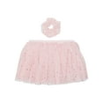 thumbnail image 1 of Petite Etoile Dancewear Toddler Girls Pink 3 Layer Tutu Skirt with Star Print & Bonus Scrunchie for Ballet/Dance-Size 8, 1 of 9