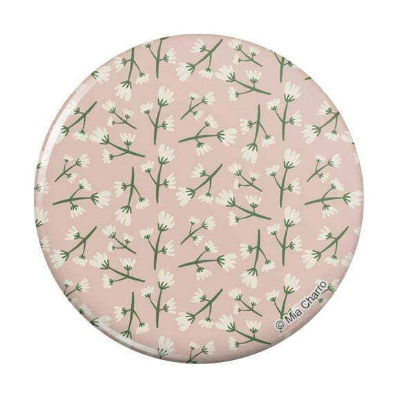 Petite Flowers Pinback Button Pin