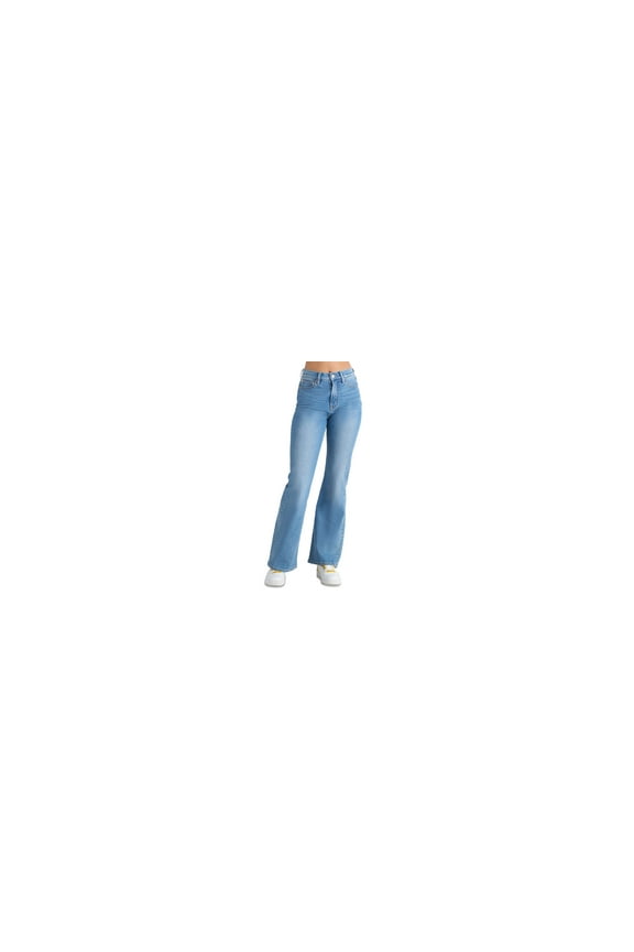 Petite High-Rise Bootcut Jeans Medium Light Wash 27P