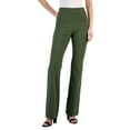 thumbnail image 1 of Petite High-Rise Flare Pants Costa Green PL, 1 of 1