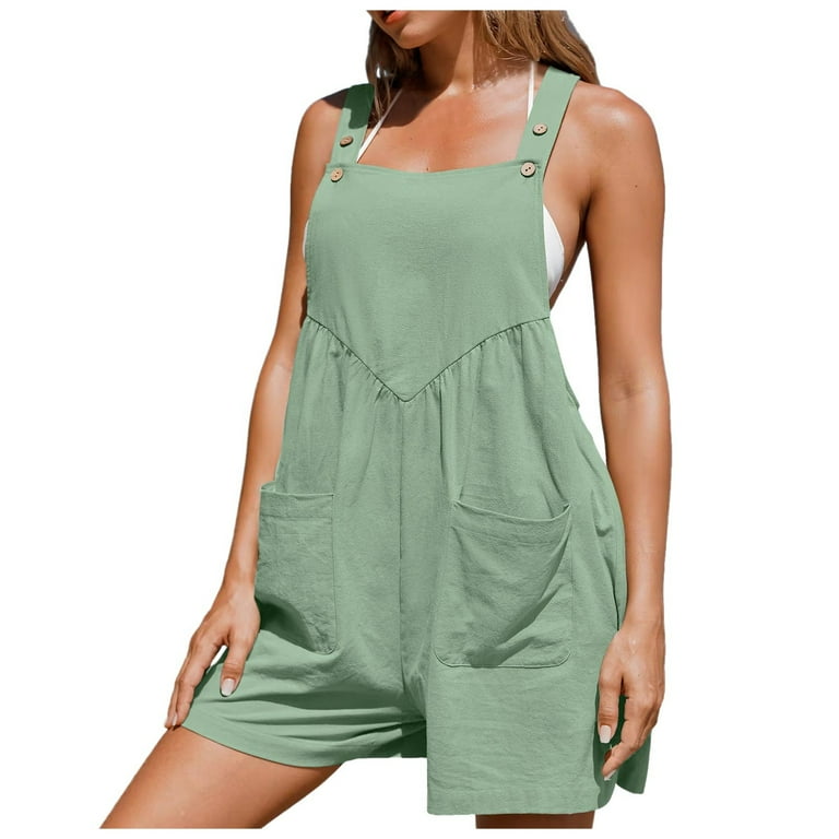Petite overall shorts clearance