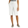 thumbnail image 1 of Petite Knit Skimmer Shorts Bright White PS, 1 of 1