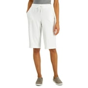 KAREN SCOTT Petite Knit Skimmer Shorts Deep Black PS