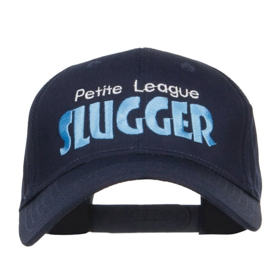 Petite League Slugger Embroidered Cotton Twill Cap - Navy OSFM