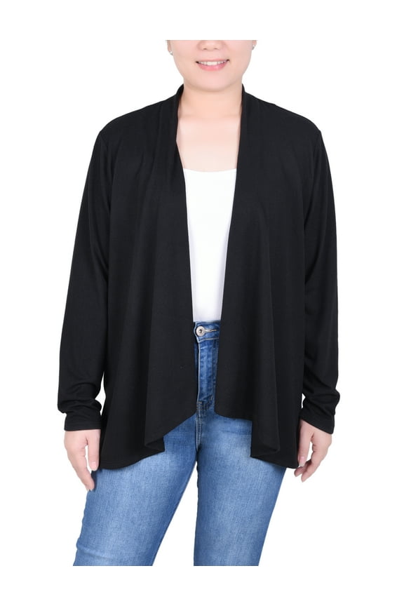 Petite Long Sleeve Swing Cardigan