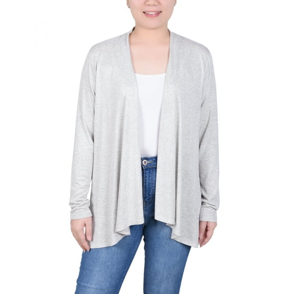 Petite Long Sleeve Swing Cardigan