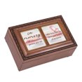 thumbnail image 1 of Cottage Garden In Memory Of A Beautiful Life Woodgrain Finish 6 x 4 Inch Petite Music Box Plays Tune Amazing Grace, 1 of 1