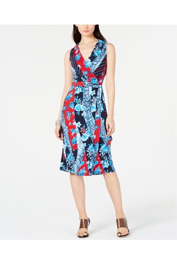 chinese dress ladies INC Petite Kimono-Sleeve Tie Dye Maxi Dress (Bermuda Tie Dye, PXS) at  Amazon Women's Clothing store