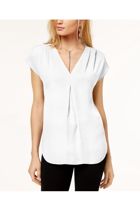 Petite Pleated Top Windsor White PM