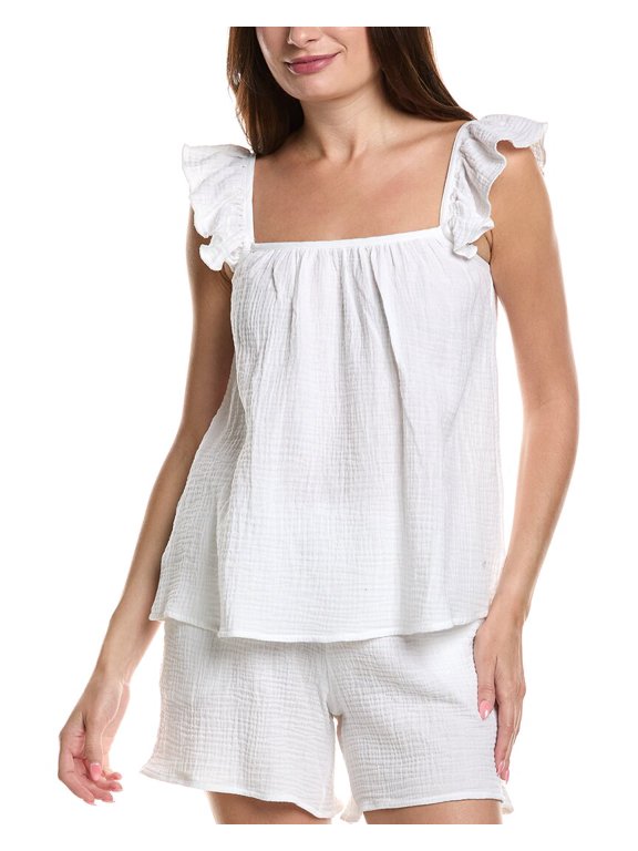 womens Celeste Top, XL, White