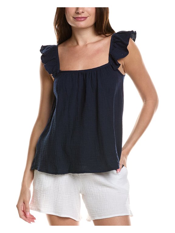 womens Celeste Top, xs, Blue