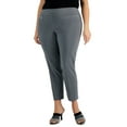 thumbnail image 1 of Petite Plus Size Pull-On Skinny Pants Light Grey Heather 18WP, 1 of 1