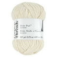 thumbnail image 1 of Petite Purl Yarn by Loops & Threads - Yarn for Knitting - Crochet - Weaving - and Arts & Crafts - White - Polyester - 8.75 oz, 1 of 2