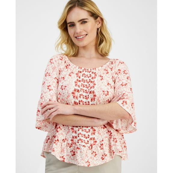 Petite Runaway Pottery On/Off Knit Top Runaway Shitake PS