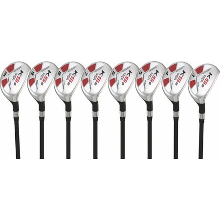 Petite Senior Women's Majek Golf All Hybrid Set, Includes: #3, 4, 5, 6, 7, 8, 9, PW. Lady Flex Right Handed New Utility "L" Flex Club. Perfect for Petite Senior Women 4'10 to 5'3" Tall 55+ Years Old