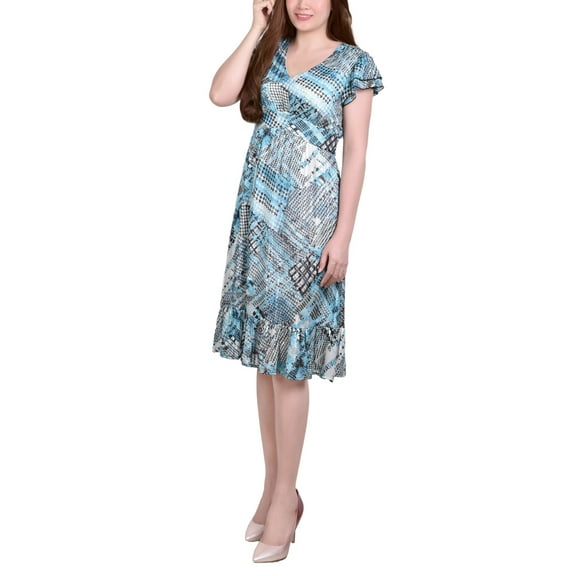 Petite Shadow Stripe Dress Palactile PL