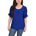 thumbnail image 1 of Petite Size Elbow Cuffed Sleeve Hardware Top Surf The Web PL, 1 of 1