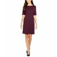 thumbnail image 1 of Petite Solid Sheath Dress Malbec 10P, 1 of 1