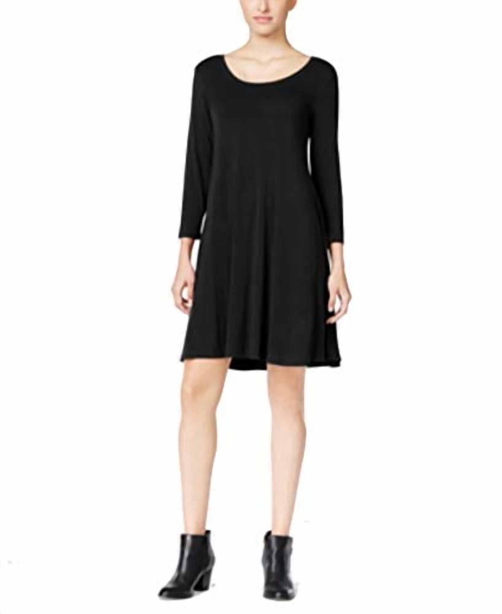 petite black swing dress Buy M&Co Black Petite Pocket Swing Dress from Next USA