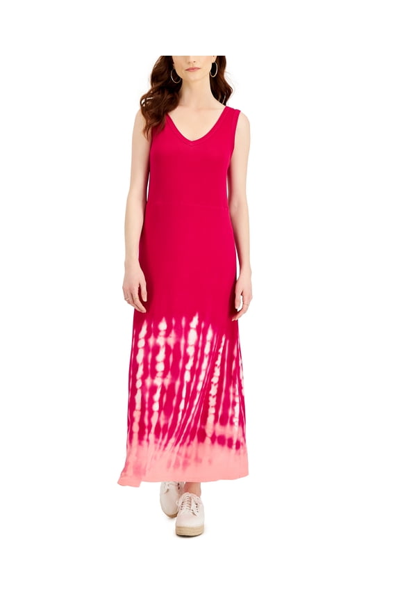 Petite Tie-Dyed Maxi Dress Antique Peach PXS