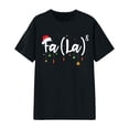 thumbnail image 1 of Petite Tops for Women Graphic Print Soft Comfort Fit Short Sleeve Fashion formal Tops for Women,Black,3XL, 1 of 3