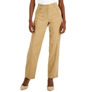 JM COLLECTION Petite Tummy-Control Curvy Fit Pants, Petite and Petite Short New Fawn 8P