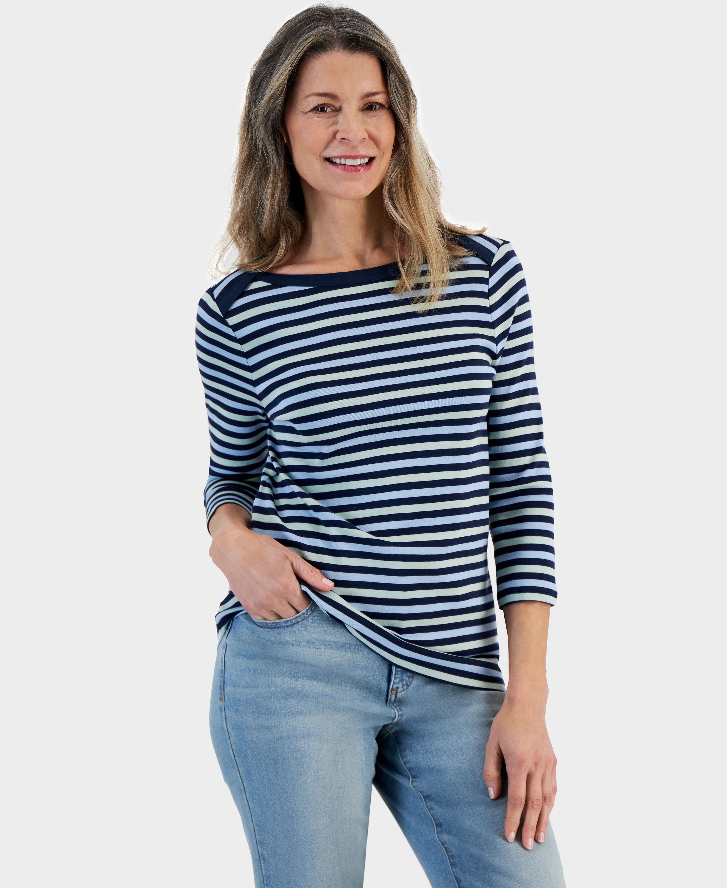 petite-valerie-striped-3-4-sleeve-boat-neck-top-stripe-industrial-blue
