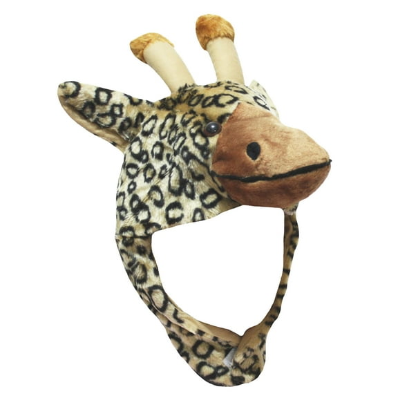 Petitebelle Brown Giraffe Warm Costume Party Hat Dress Up Headgear Props Accessory (Brown, One Size)