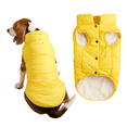 thumbnail image 1 of Petitebelle Fleece Lined Puppy Dog Coat (Yellow, XXX-Large), 1 of 2