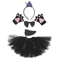 thumbnail image 1 of Petitebelle Fruit Headband Bowtie Tail Gloves Tutu 5pc Costume (Grape, 5-10 Years), 1 of 1