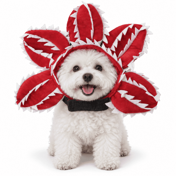Petitebelle Funny Dog Monster Flower Hat Halloween Pet Costume Headwear (Monster Flower, Small)