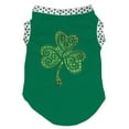 thumbnail image 1 of Petitebelle Green Sequins Clover Puppy Dog Shirt (Green/Clover Hemmed, X-Large), 1 of 2