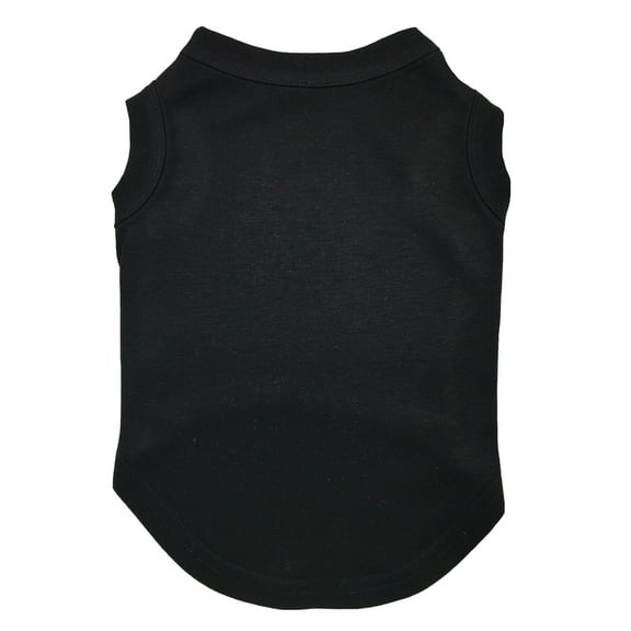 Petitebelle Plain Cotton Puppy Dog Shirt (Black, Medium)