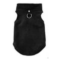 thumbnail image 1 of Petitebelle Plain Single Color Fleece Puppy Dog Sweaters (Black, Small), 1 of 4
