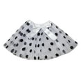 thumbnail image 1 of Petitebelle Polka Dots Girl Tulle Tutu 1-10y (White, 5-10 Years), 1 of 2
