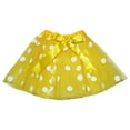 thumbnail image 1 of Petitebelle Polka Dots Girl Tulle Tutu 1-10y (Yellow, 5-10 Years), 1 of 2