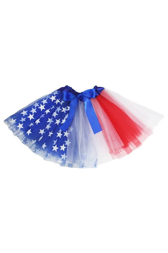 Petitebelle USA Theme Girl Tulle Tutu 1-10y (USA, 5-10 Years)
