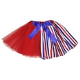 thumbnail image 1 of Petitebelle USA Theme Lady Tulle Tutu (Red/Stripes, One Size), 1 of 1